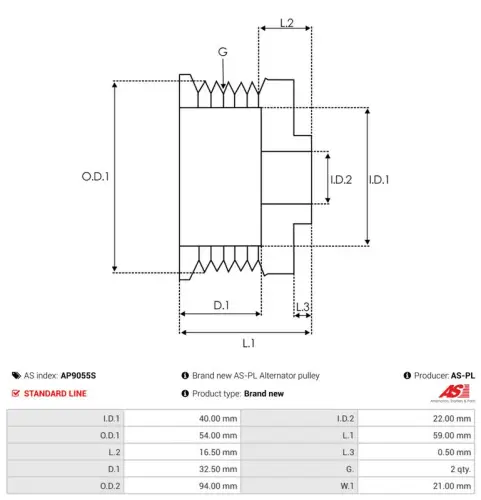 Belt Pulley, alternator