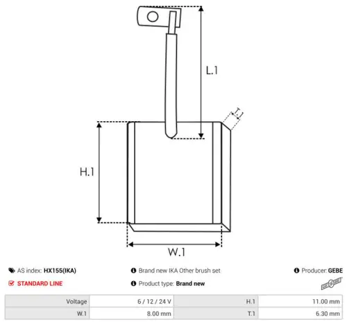 Carbon Brush, alternator